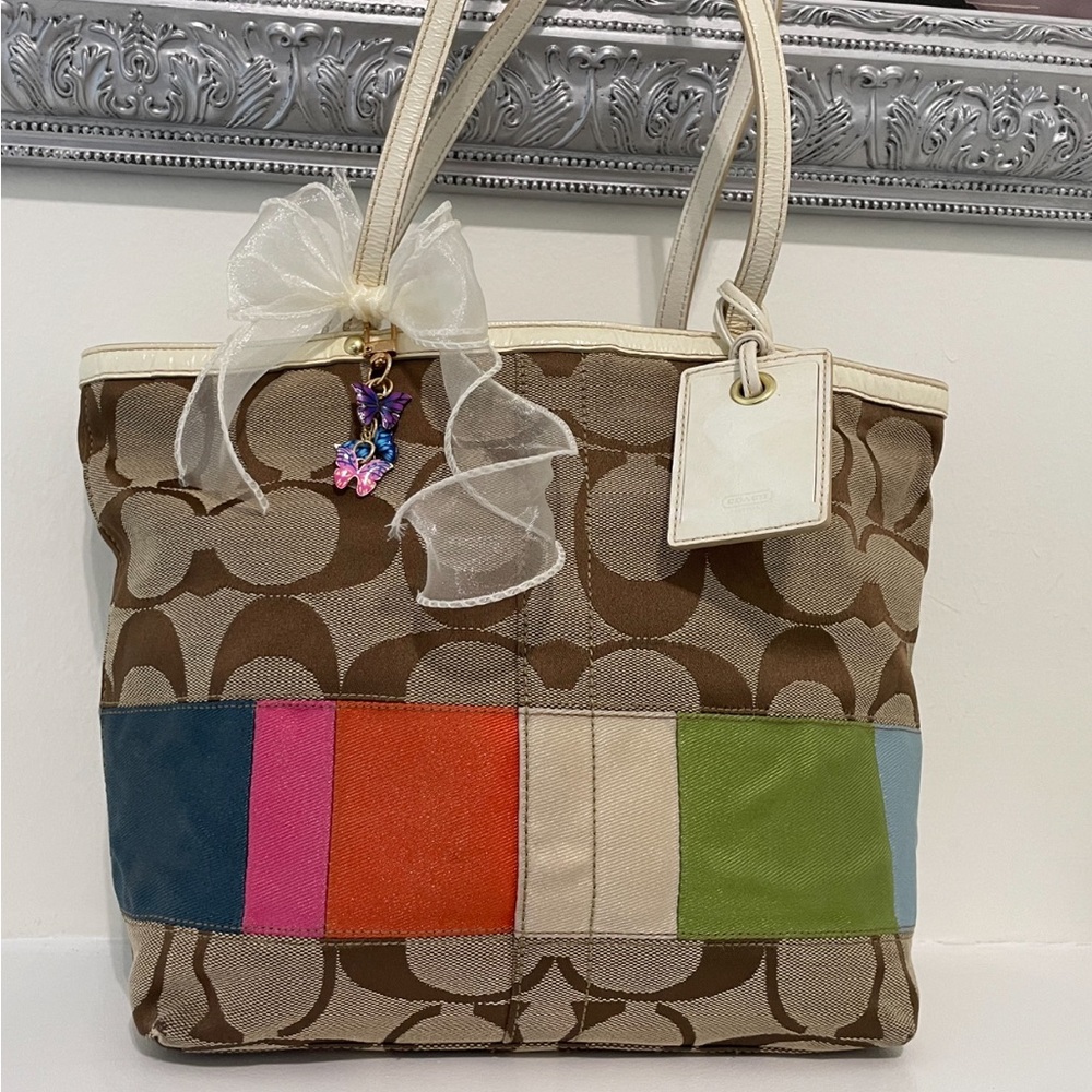 Coach A0767-10859 Vintage Patchwork Tote